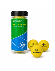 Pelotas Dunlop Frontenis | Bote 3, Pack 9 o Cajón 72