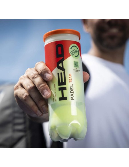 Pelotas Head Padel | Bote, Pack 3 y Cajón 24 Botes