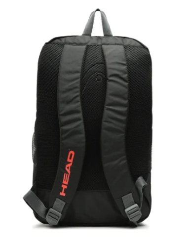Mochila Head Base|Comprar Mochila para llevar raquetas Negro y Naranja