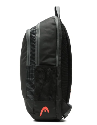Mochila Head Base|Comprar Mochila para llevar raquetas Negro y Naranja