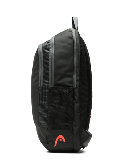 Mochila Head Base|Comprar Mochila para llevar raquetas Negro y Naranja