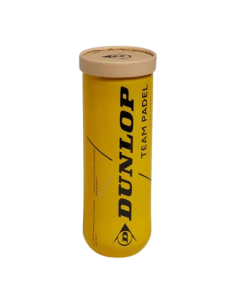 Pelotas Padel Dunlop Team Padel Bote de 3 Pelotas Duraderas-60155