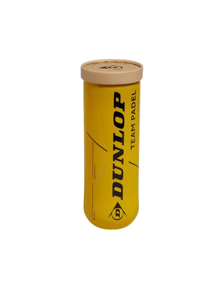 Pelotas Padel Dunlop Team Padel Bote de 3 Pelotas Duraderas-60155