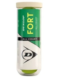 Pelotas Tenis Dunlop Fort All Court Bote 3 Pelotas Resistentes-601605