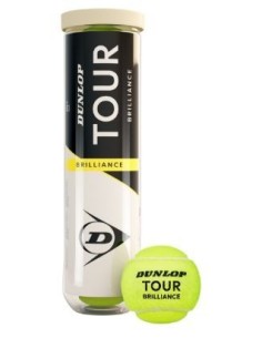 Pelotas Tenis Dunlop Tour Brillance Bote 4 Pelotas-601621