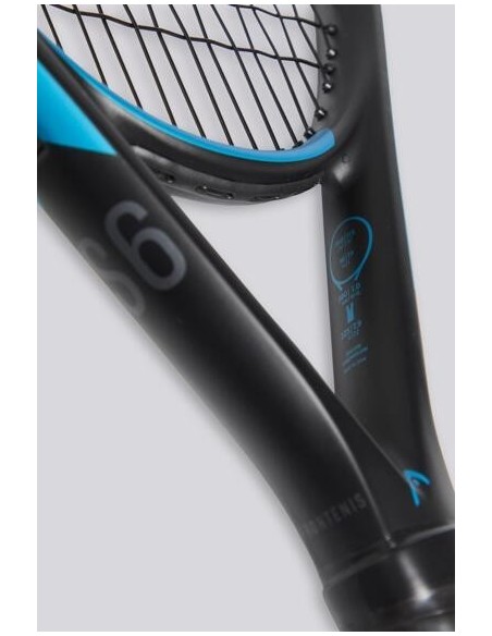Raqueta Frontenis Head Graphene S6 Negra y Azul Ligera-235655