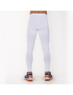 Pantalón blanco elástico para frontenis tipo malla de Joma 2