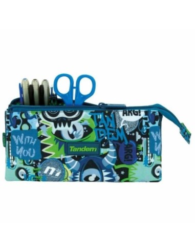 Portatodo Tandem Triple | Estuche escolar resistente