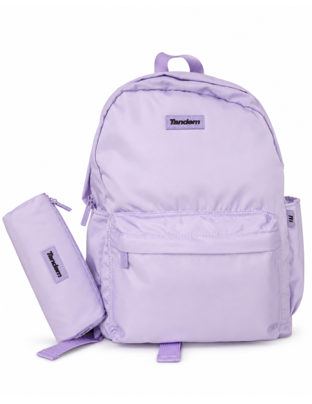 Mochila Tandem Lila | Escolar ligera y adaptable