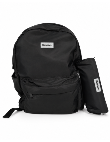 Mochila Tandem Negra | Escolar y adaptable a carro