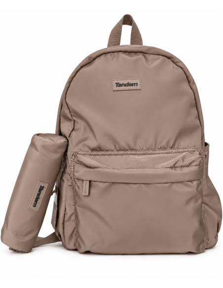 Mochila Tandem Marrón | Resistente para colegio
