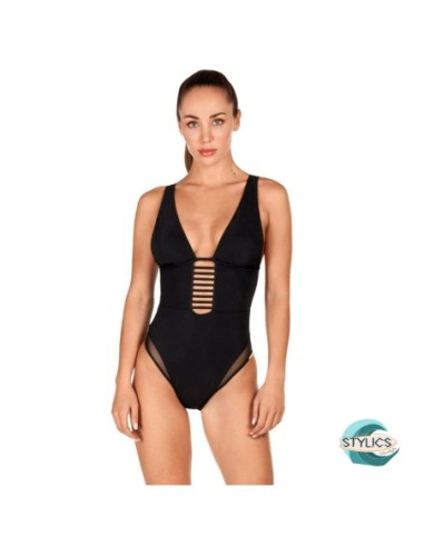 Bañador mujer negro Dolores Cortés | Elegancia premium