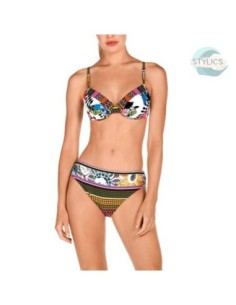 Bikini balconette Dolores Cortés con talle alto | Premium