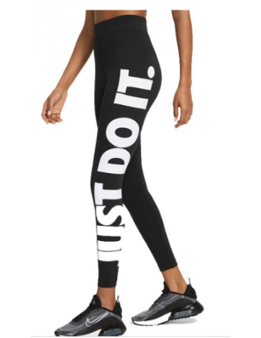Leggings Mujer Nike Negros de Tiro Alto y Tela Suave