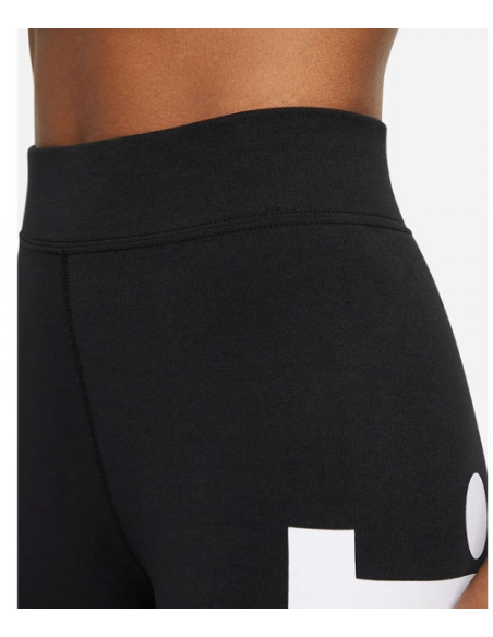 Leggings Mujer Nike Negros de Tiro Alto y Tela Suave