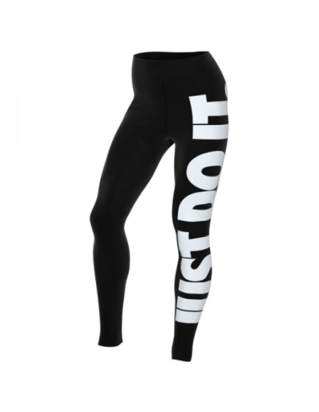 Leggings Mujer Nike Negros de Tiro Alto y Tela Suave