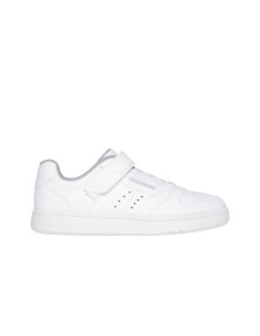 Zapatillas Deportivas Para Niños Skechers Street Resistentes Blancas-405638N/WHT