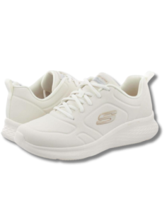 Zapatillas Casual Mujer Skechers City Stride Blancas Comodas-150047/OFWT 2