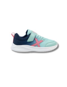 Zapatillas Casual Niña Munich Mini Leta 06 Verde agua, Rosa y Azul Ligeras-8935006