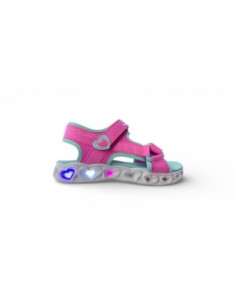 Sandalias niña Skechers Heart Lights | Cómodas y frescas 2