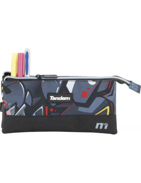 PORTATODO 3 BOLSILLOS NEW PLUS | Estuche Escolar