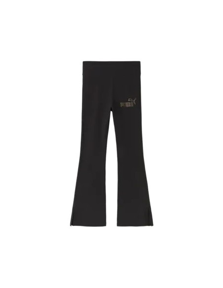 Pantalón PUMA ESS+ Rhinestone Flared Niña Negro.