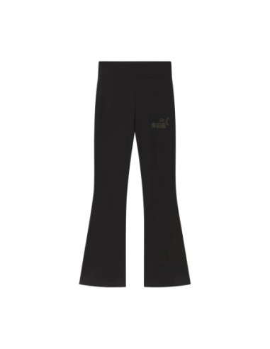 Pantalón PUMA ESS+ Rhinestone Flared Mujer Negro.