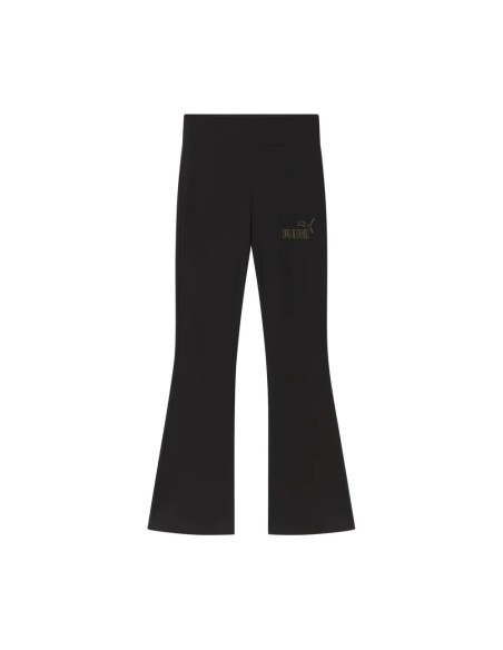 Pantalón PUMA ESS+ Rhinestone Flared Mujer Negro.