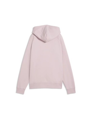 Sudadera PUMA ESS Logo Lab con Capucha Hombre Rosa.