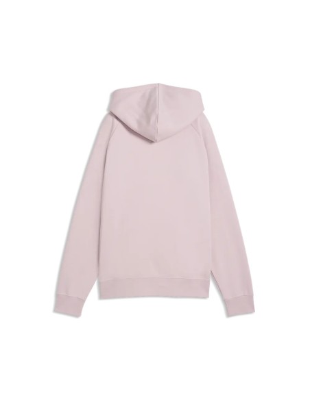 Sudadera PUMA ESS Logo Lab con Capucha Hombre Rosa.