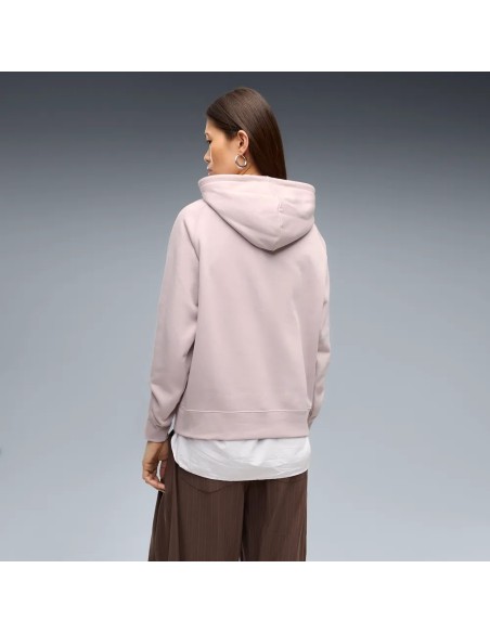 Sudadera PUMA ESS Logo Lab con Capucha Hombre Rosa.