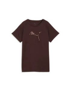 Camiseta PUMA ESS Sequins Mujer Verde.