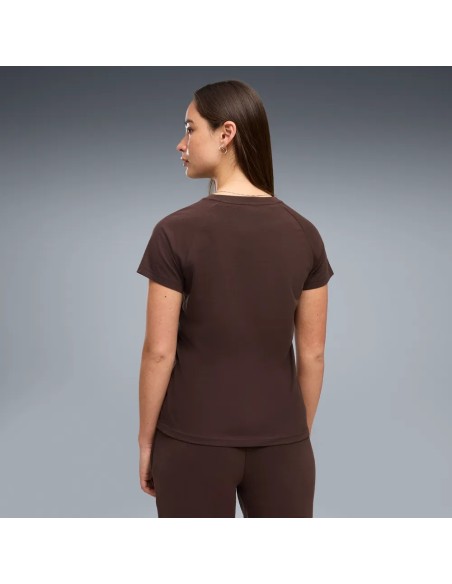 Camiseta PUMA ESS Sequins Mujer Verde.