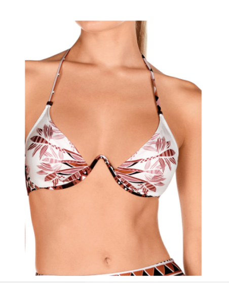 Bikini con aro y talle alto Dolores Cortés | Lujo