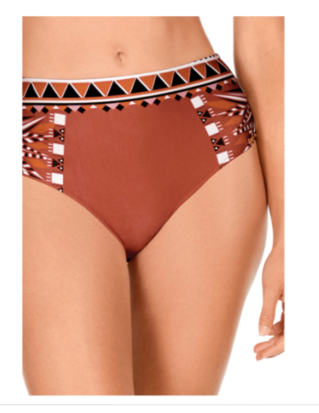 Bikini con aro y talle alto Dolores Cortés | Lujo